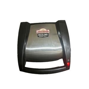 Johnsonville Sizzling Sausage Indoor Grill BTG0498 TESTED No Drip Tray